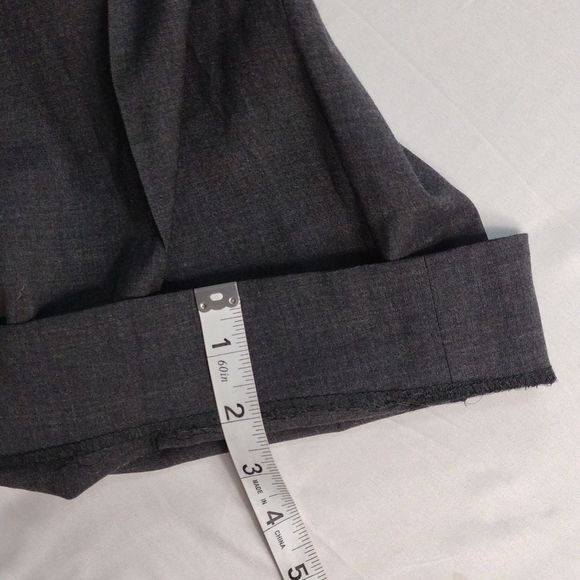 John Varvatos Wool Dark Gray Slacks - Picture 5 of 12